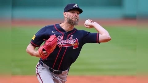 MLB(影)/勇士「拍賣哥」奪先發8勝大聯盟第一 擊敗老東家感性吐心聲