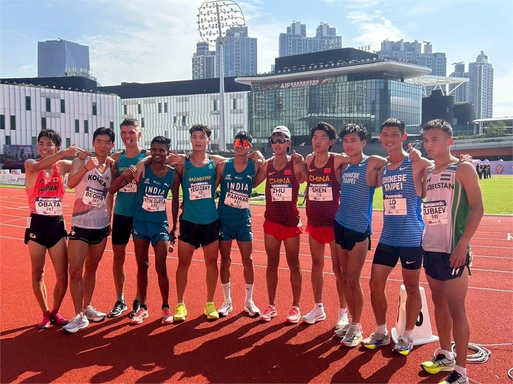 田徑／U20亞錦賽再傳捷報！羅聖欽頂住惡劣天氣壓力5000公尺競走鍍銀