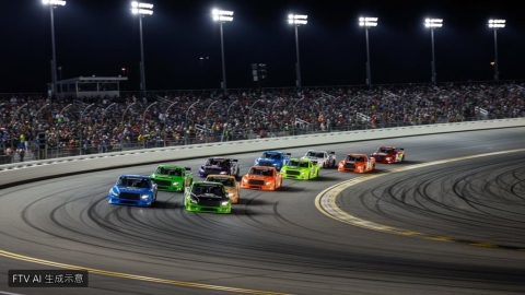 NASCAR納斯卡卡車賽納許維爾站 Layne Riggs最後一圈驚天逆轉奪冠
