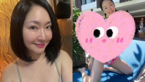 王俐人出國參加婚禮曬「比基尼辣照」!泳池畔大秀「長腿纖腰」辣翻網