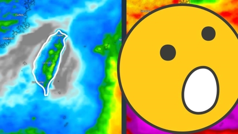 「全台一片紫爆」變天了!粉專揭季風低壓「連6轟炸台灣」水庫有望大解渴