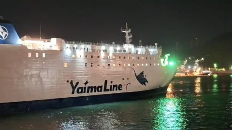 首航回程強碰颱風！薔蜜直撲沖繩　基隆石垣島渡輪「提早返台」