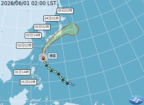 快新聞/薔蜜外圍環流影響「北部、東北部短暫陣雨」!台南恐飆36度高溫