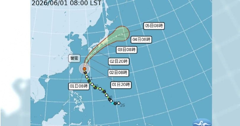 （圖／中央氣象署提供）