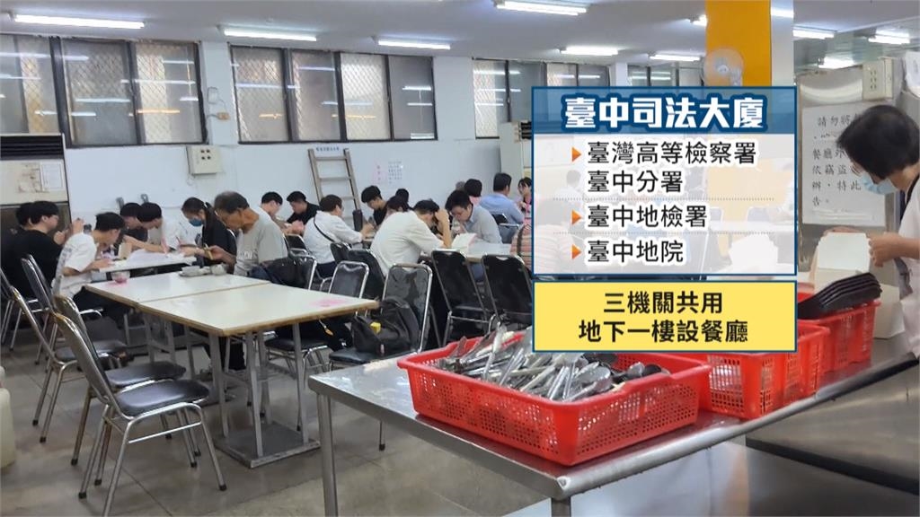 獨家/寫字台座位區被誤當「用餐區」 台中司法大廈「蟑螂亂竄」