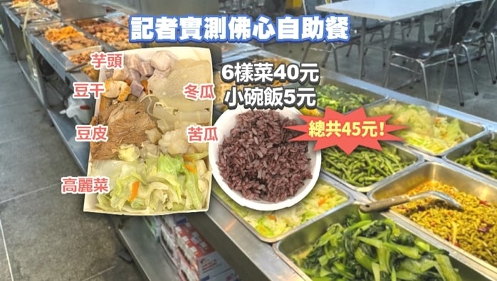 獨家/違禁品禁入! 超佛自助餐在「台中地院」想吃前先安檢