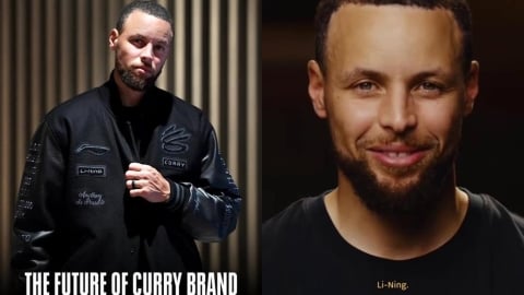 NBA(影)/震撼彈!柯瑞親曝品牌球鞋簽約李寧「綁定10年」堪稱「新世代喬丹」