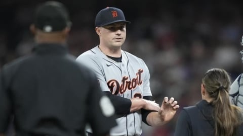 MLB(影)/虎王傳好消息!老虎賽揚強投術後「模擬賽4局6K」主帥:這是復出信號