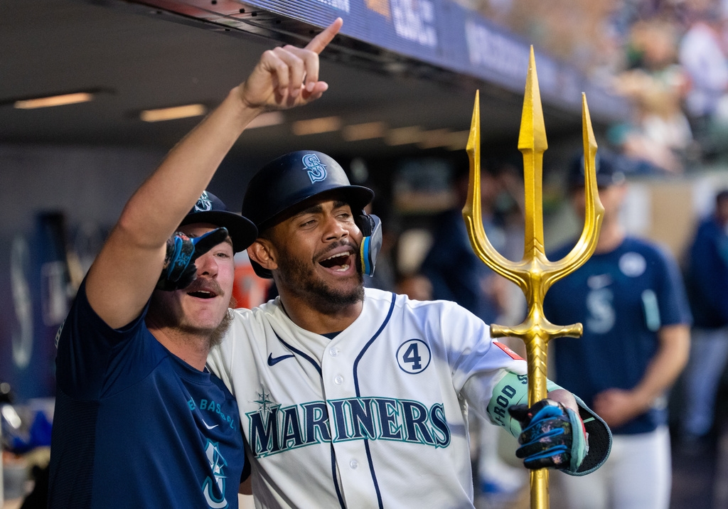 MLB(影)／21支全壘打太誇張！水手本季最長8連勝橫掃列強　席捲美聯西區