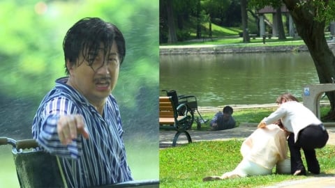 吳皓昇《豆腐媽媽》中風坐輪椅慘遭水柱狂噴！演員們卻羨慕「他這件事」