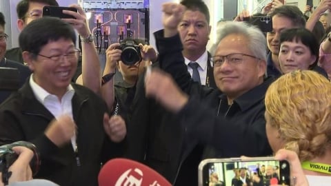 Computex第2天黃仁勳又來了! 替最佳夥伴鴻海站台