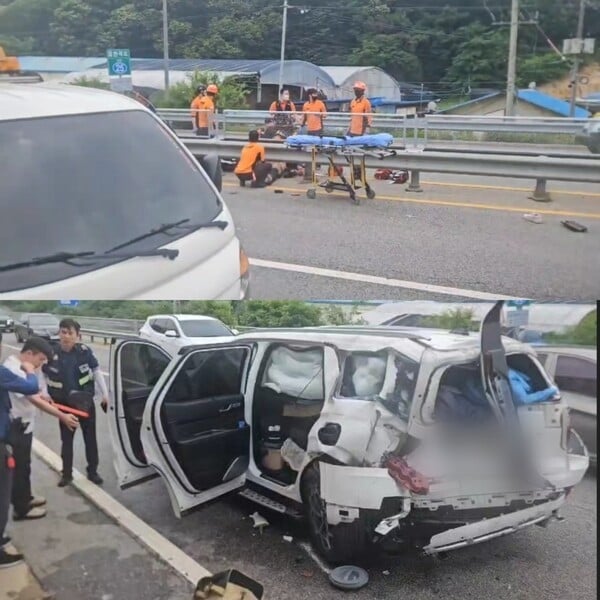 黑道YTR開直播挑戰「國道騎單車」！150人在線看「被貨車撞飛」驚悚畫面曝光