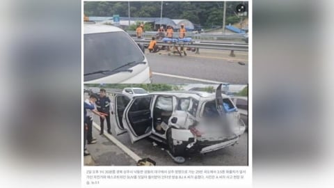 驚悚直播死亡瞬間！南韓網紅挑戰騎行遭3.5噸貨車撞飛　送醫不治