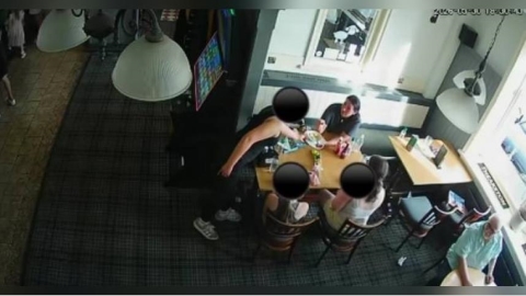 女拔頭髮放進餐點栽贓店家　爽吃霸王餐還偷東西！監視器全都錄