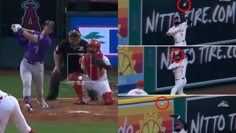 MLB(影)／最新棒球迷因！天使亞戴爾「頭槌助攻」全壘打　超糗復刻33年前名場面