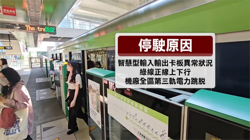 台中通勤族集體大崩潰！　中捷突停駛上班族、學生遲到