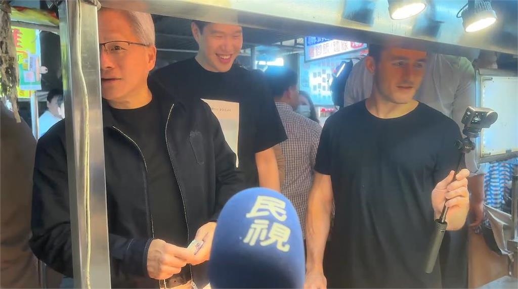 快新聞／明天將離台訪韓！黃仁勳今晚直奔寧夏夜市　大啖「這3攤」