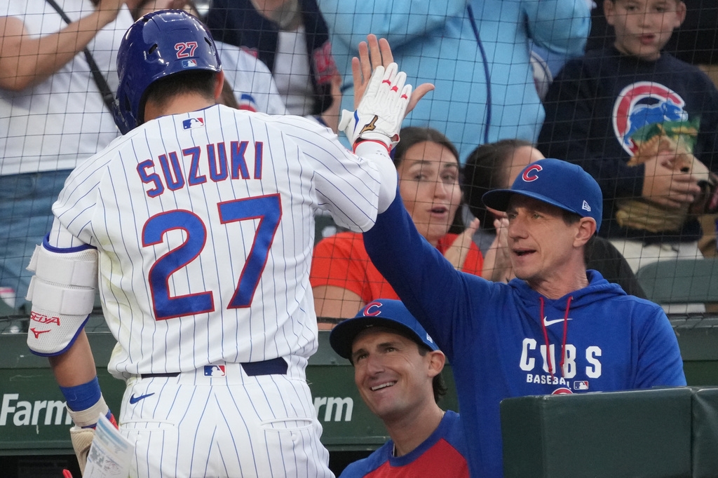 MLB(影)／等了93打席終於炸裂！鈴木誠也大號陽春砲出爐　終結近1個月全壘打荒