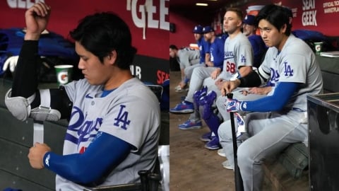 MLB／大谷翔平關鍵時刻乾瞪眼！全副武裝「等無代打機會」被再見　羅伯斯曝決策關鍵
