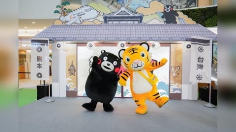 「集結!熊本城」快閃台南!熊本熊現身大秀舞技 深化台日觀光交流