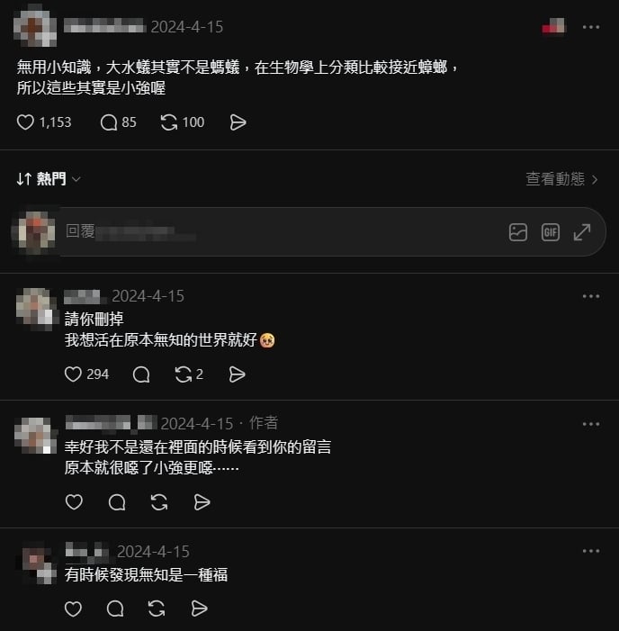 大水蟻其實是「特化型蟑螂」!專家揭真相 網友崩潰:請讓我繼續無知