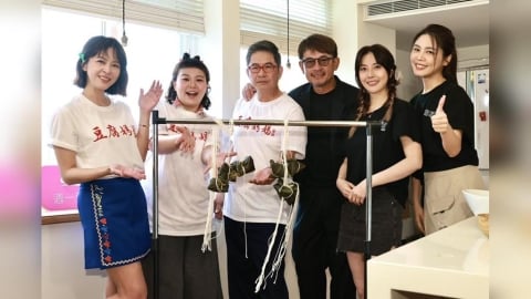 民視《豆腐媽媽》x《阿松與阿暖》6/8接力強打！演員包粽祝收視大中