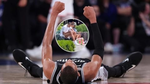 NBA(影)/關鍵G3轟32分!文班亞馬發飆前超Chill 竟在公園「做這件事」