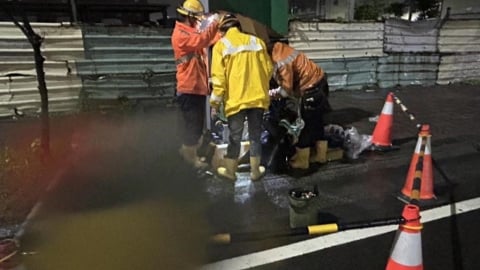 雨神狂炸台中海線! 梧棲逾800戶大規模停電冒雨搶修