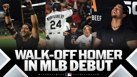 MLB(影)/首戰即巔峰!白襪菜鳥生涯初登場敲再見轟 延長十局氣走聯盟龍頭