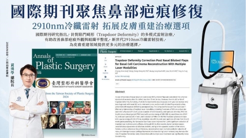 鼻部重建後組織管理受關注：國際期刊探討多模式能量設備應用