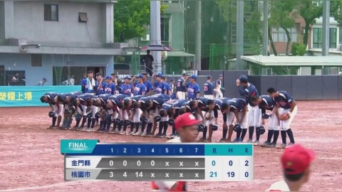 棒球(影)/第20屆玉山盃青棒賽週四正式開打!桃園市首戰21:0扣倒金門縣