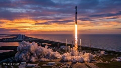 史上最大IPO前夕！馬斯克SpaceX發射獵鷹9號火箭