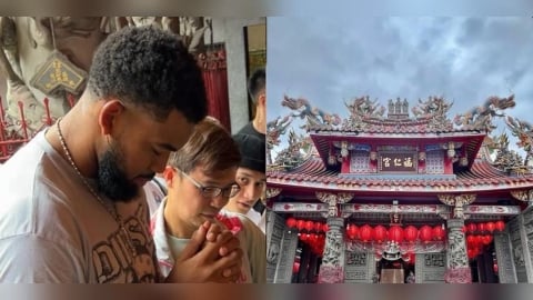 NBA(影)/崇拜林書豪的唐斯大溪福仁宮「聖筊」顯靈!尼克封王引發熱議
