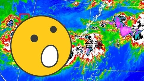 好不容易快出梅！鄭明典卻曬「紫爆雲團」示警　可能動向曝光