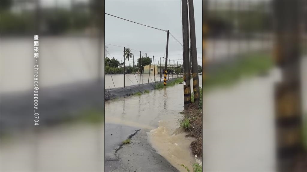 南部強降雨不斷! 高雄桃源土石崩落 週一下午停班課