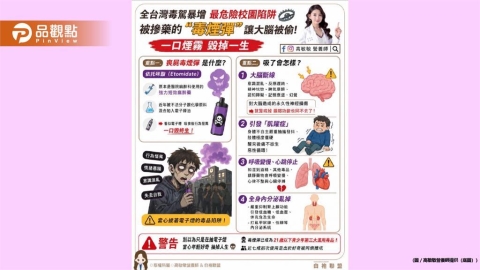 台灣毒駕暴增 被摻藥的”毒煙彈” 讓大腦被偷 一口煙霧毀掉一生