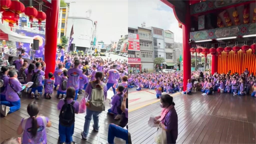台東玄濟宮「濟顛禪師」自稱可對話外星人!信徒穿尬電團服「下跪朝拜」全網看傻
