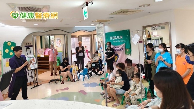端午關懷進病房 中榮攜手公益團體陪伴病童歡度佳節