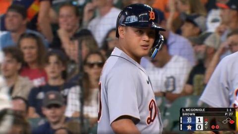 MLB(影)/李灝宇首打席進帳打點!抓第一球敲強勁安「前世界大賽MVP也守不住」