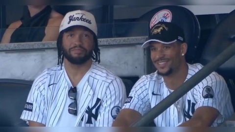MLB(影)/NBA冠軍MVP大頭森到場加持!洋基單場三轟狂炸白襪近9戰豪奪8勝