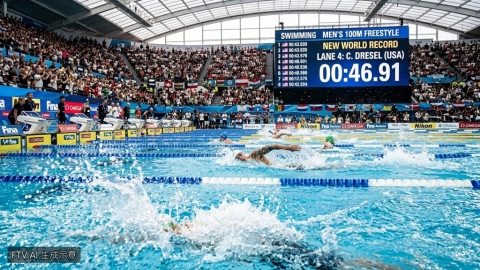 Kate Douglass 飆 23秒59 刷新50公尺自由式世界紀錄