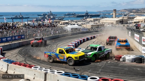 NASCAR卡車賽驚奇逆轉!里格斯施壓逼對手失誤奪冠