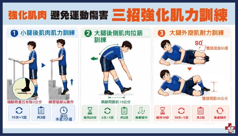 世足賽火熱!腳癢想上場 醫推3招肌力訓練防運動傷害