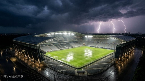 2026世界盃首例!法國對伊拉克因雷雨攪局半場緊急延賽
