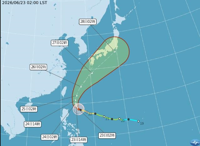 強颱米克拉「路徑C轉」猛進化!雲系「大如台灣」粉專:巔峰維持24小時