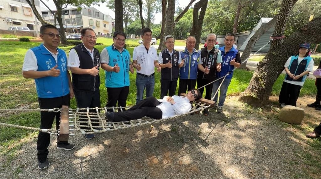 全國最多座吊床! 台中后里森林公園"搖籃遊戲場"啟用