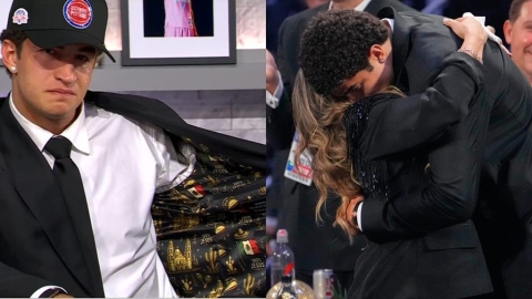 NBA(影)／墨西哥史上第一人！灰熊19歲新秀首輪中選「受訪噴淚」10秒說不出話