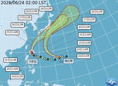 快新聞/強颱米克拉還沒結束!最靠近台灣時間出爐 雷雨開轟地區曝光