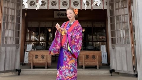 楊繡惠策劃移居日本？國外路邊「整排行李」全是她的 本人親曝真相