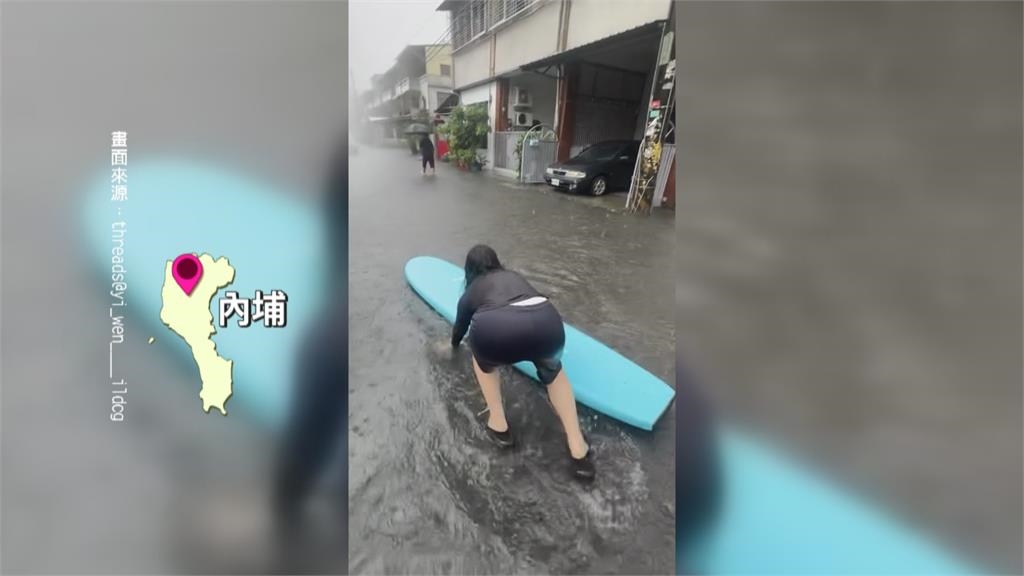 暴雨不斷屏東１４時起停班課　家長冒雨接送控「縣府慢半拍」
